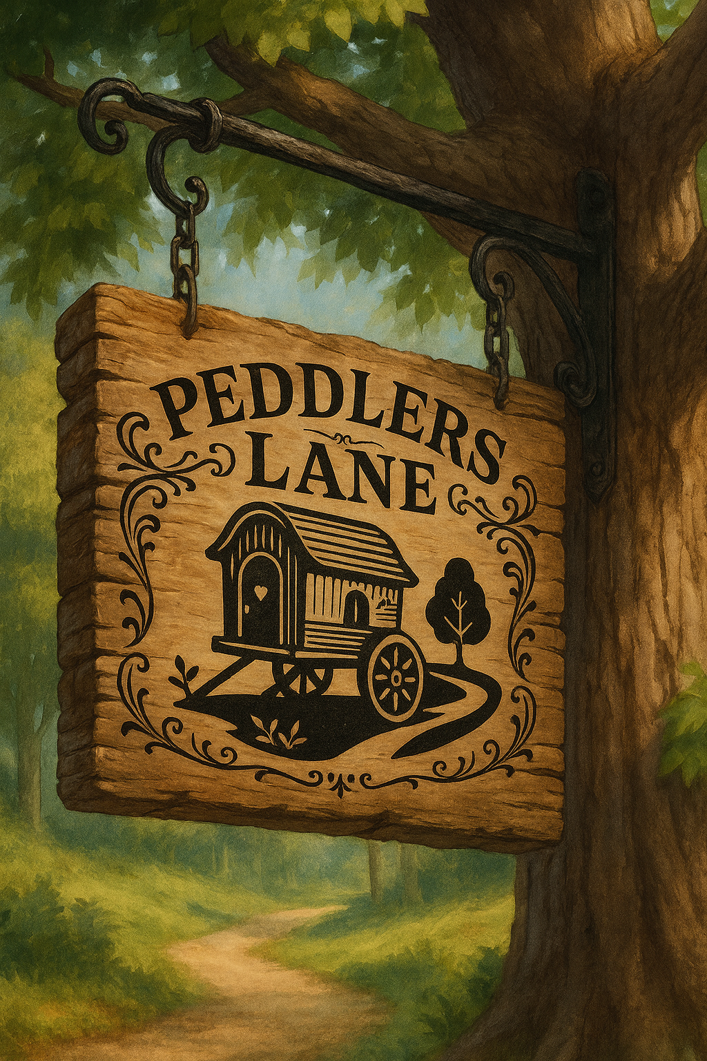 Take a walk through Peddlers Lane!
