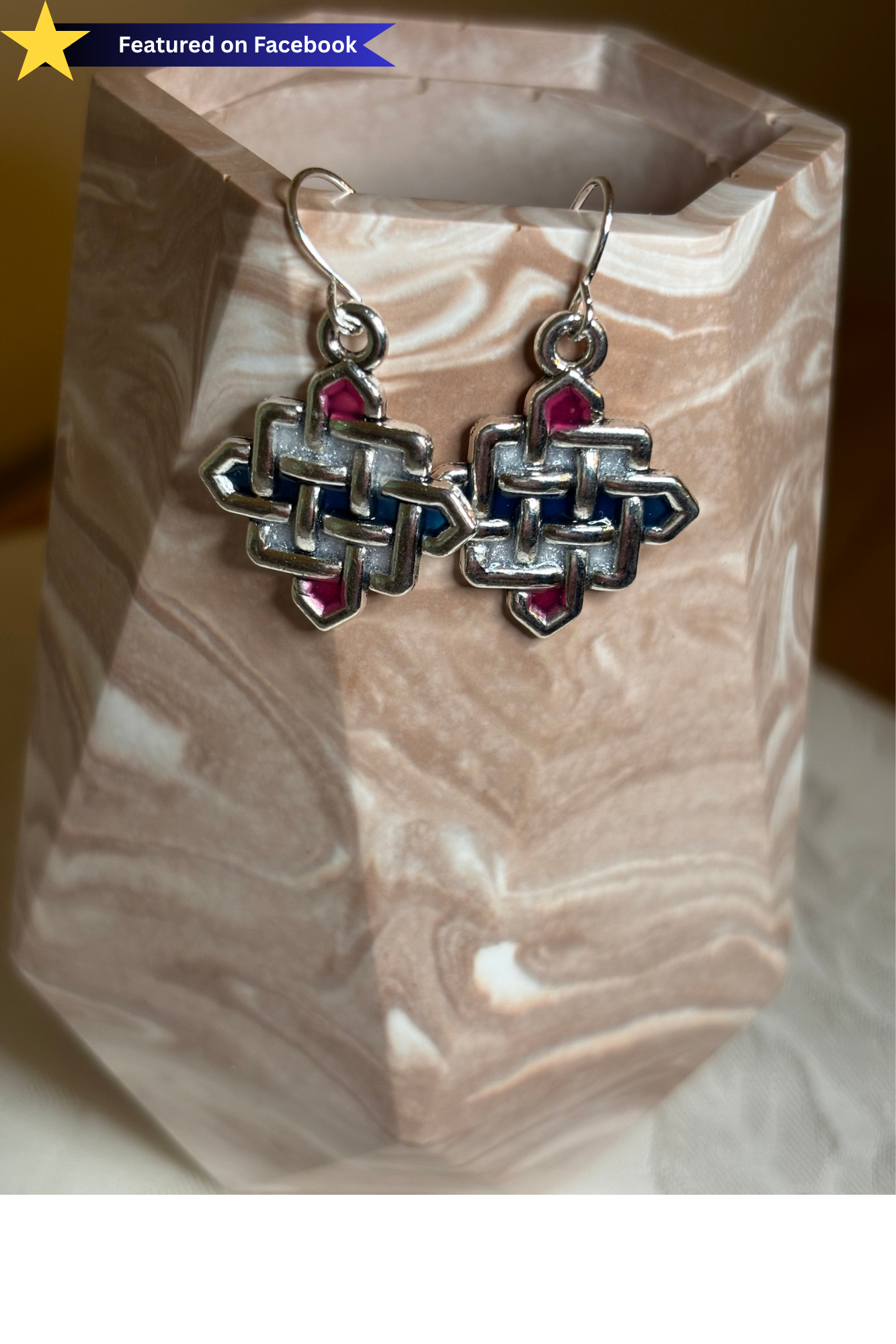 Patriotic Celtic Earrings | Americana Jewelry