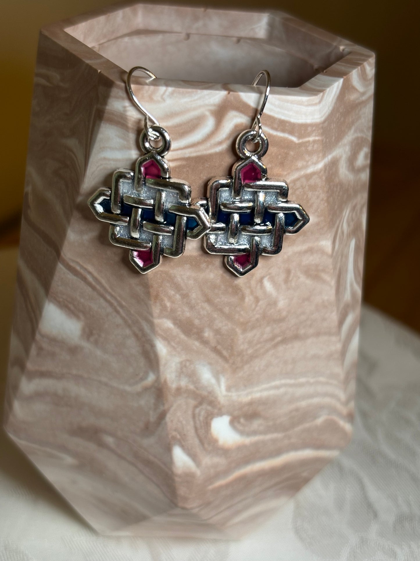 Patriotic Celtic Earrings | Americana Jewelry