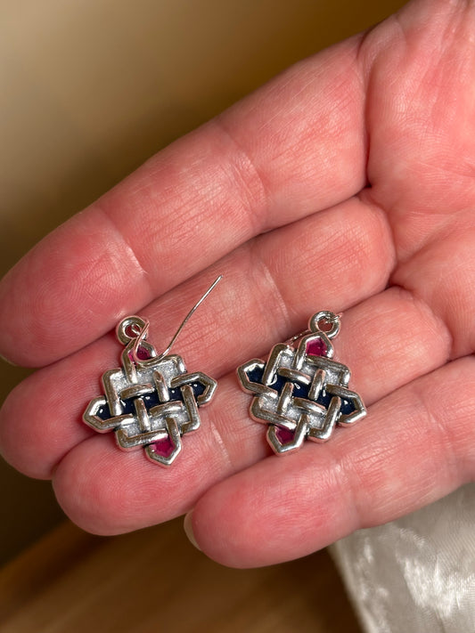 Patriotic Celtic Earrings | Americana Jewelry