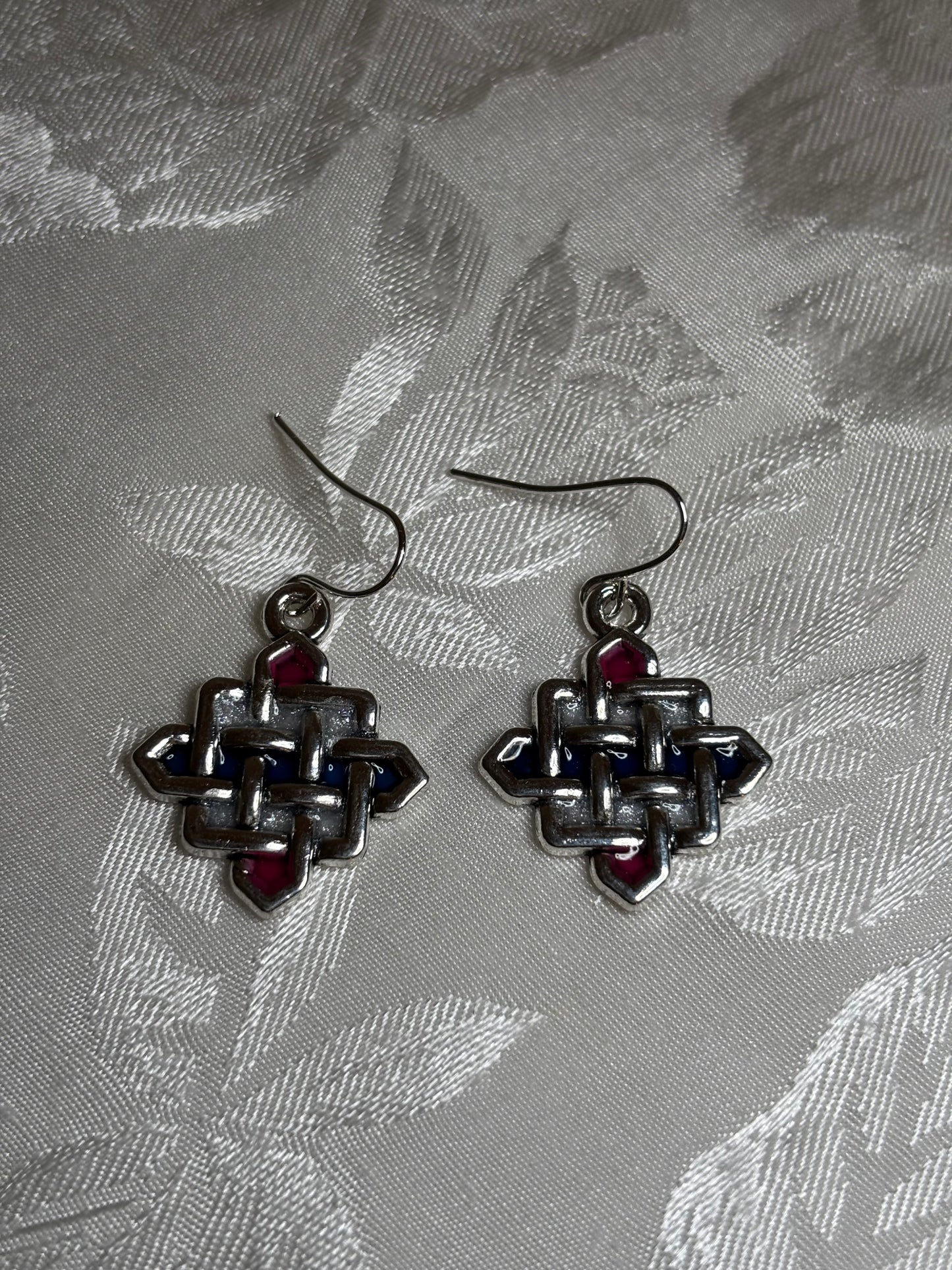 Patriotic Celtic Earrings | Americana Jewelry