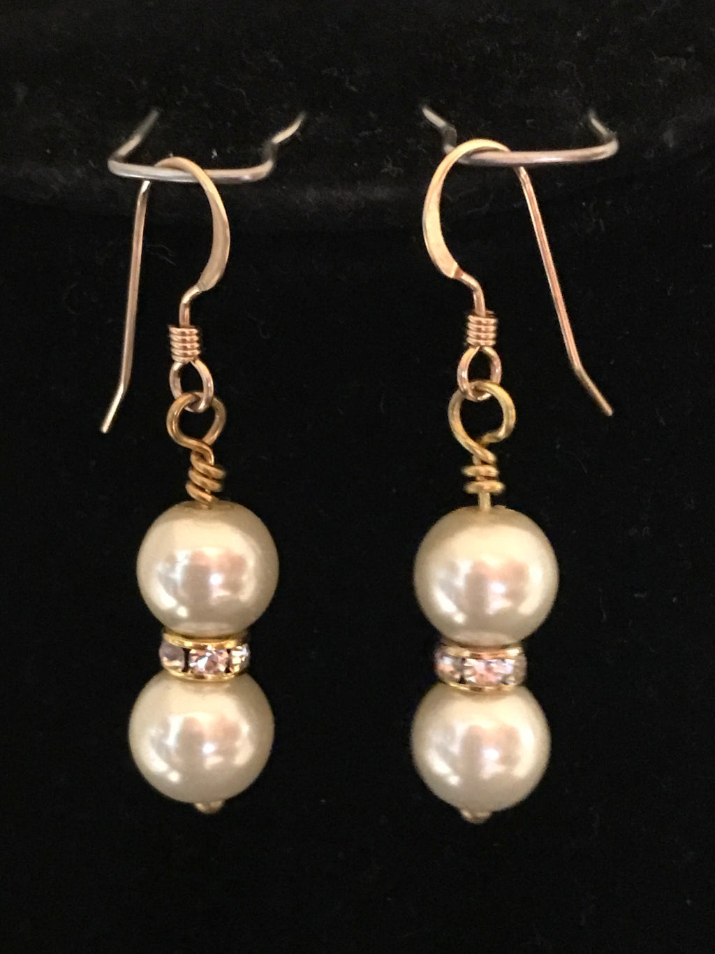 Swarovski Cream Pearl Dangle Earrings – Elegant Bridal & Classic Jewelry