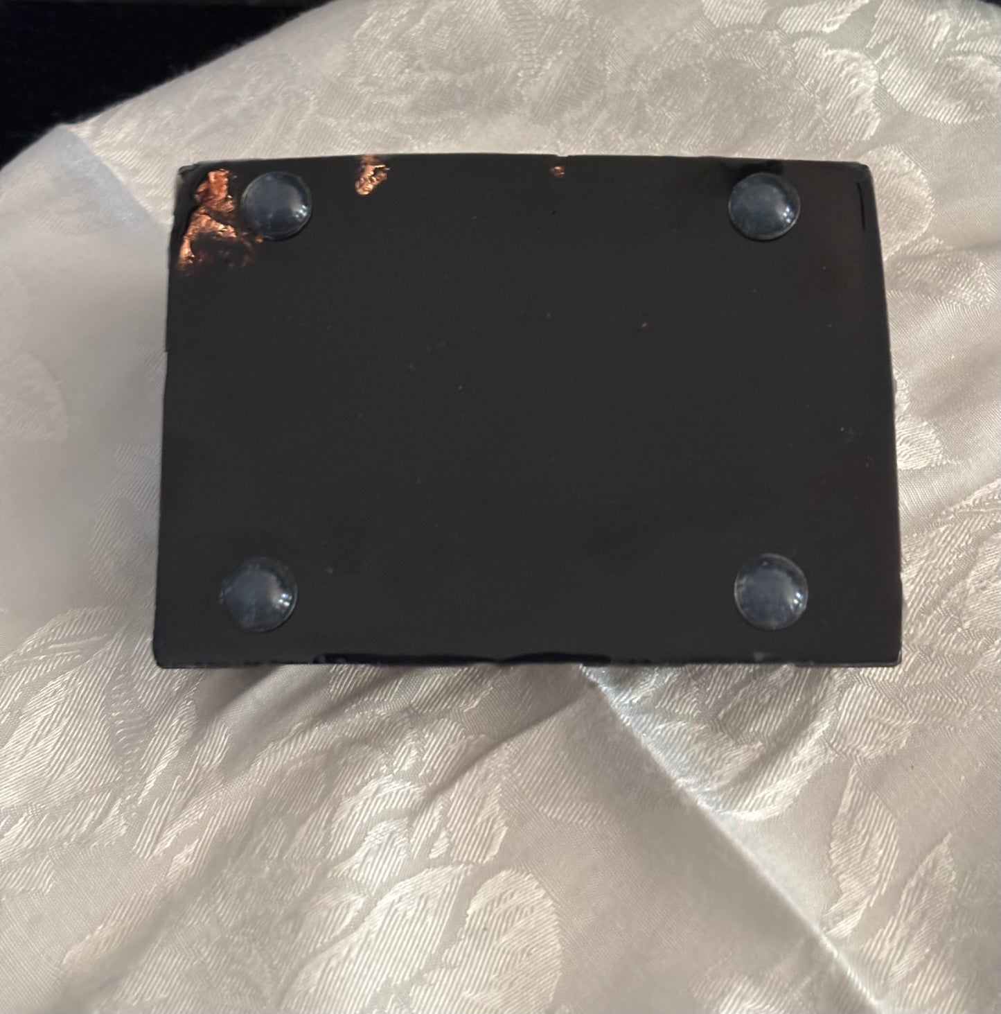 Black and Copper Soap Holder, Handmade Soap Saver, Modern Bathroom Decor, Artisan Bath Accessories