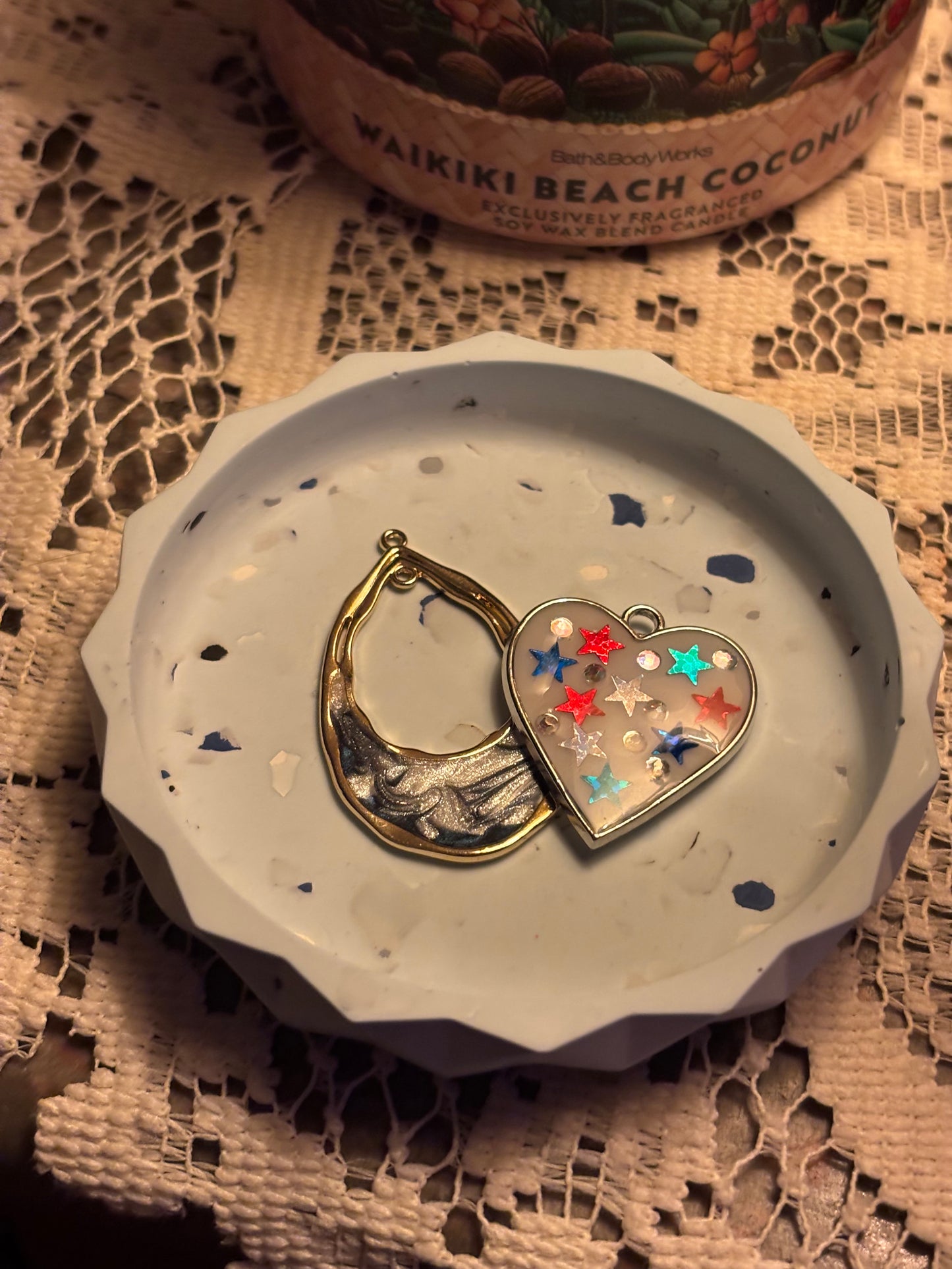 Minimalist Trinket Dish, Terrazzo Jewelry Dish, Handmade Eco Resin Catchall Tray, Ring Dish, Modern Decor, Neutral Home Accent