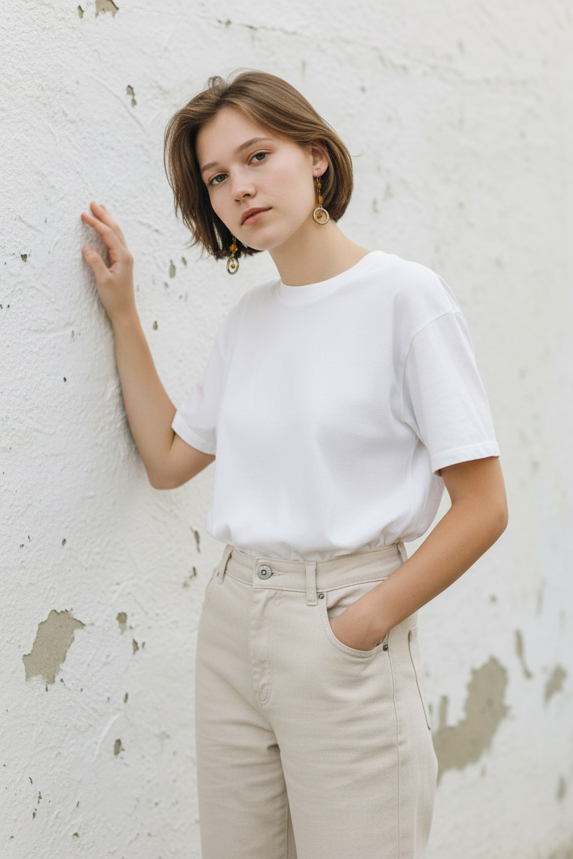 Amber Czech Glass Dangle Earrings, Gold Tone Leverback Earrings, Boho Crystal Drop Earrings, Vintage Style Jewelry Gift for Her