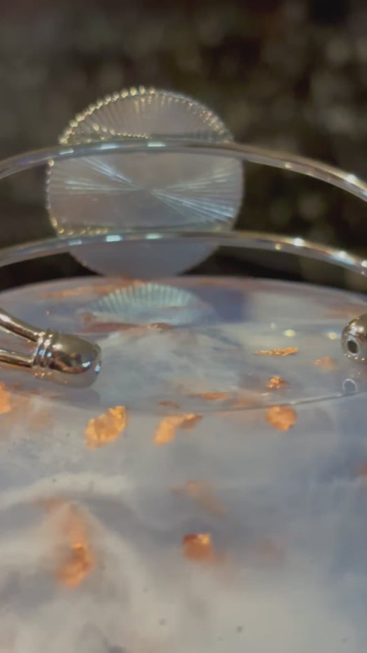 Dark Floral Resin Cuff Bracelet, Black Botanical Bangle, Cottagecore Jewelry, Vintage Flower Bracelet, Romantic Statement Cuff